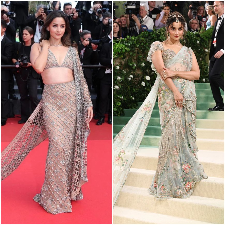 Alia Bhatt’s Fashion Evolution: A Glamorous Contrast Between Cannes 2025 and Met Gala 2024